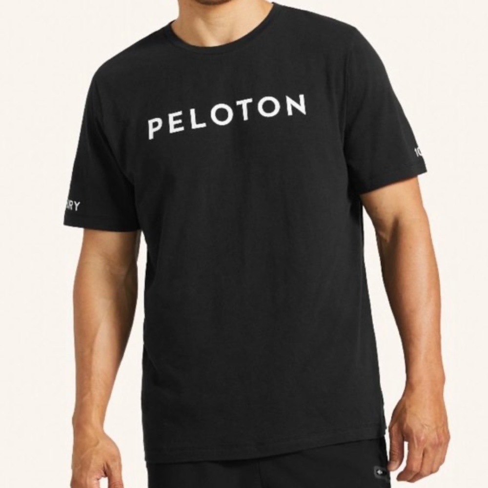 Peloton Century 100 Black Short Sleeve T Shirt Men Size XL Extra Large